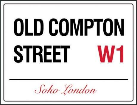 Old compton street soho London