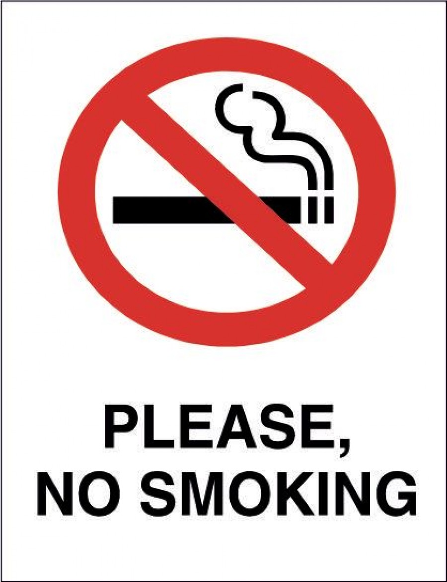 Please no smoking