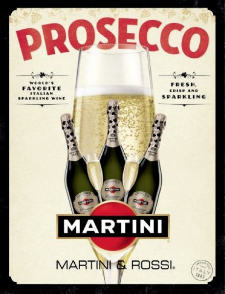 Prosecco martini and rossi