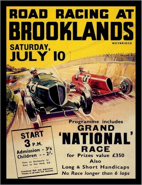 Road race at brooklands