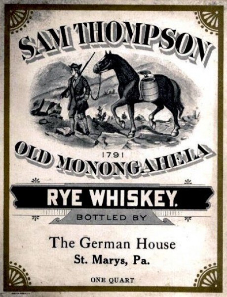 Sam thompson rye whiskey