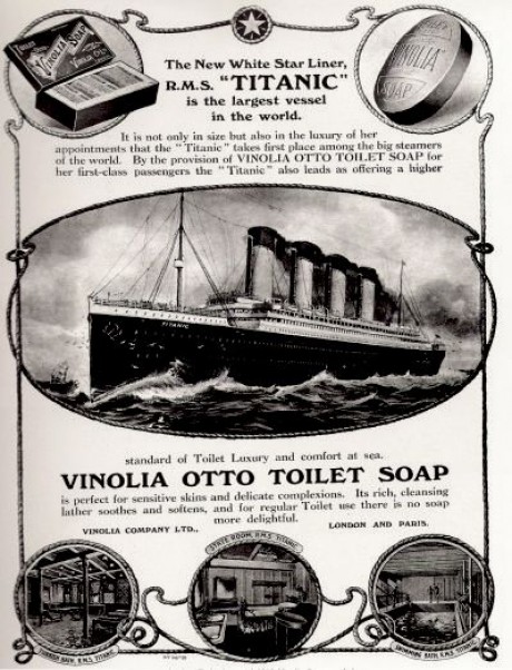 Titanic vinola otto toilet soap