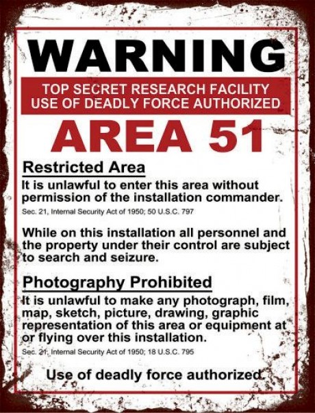 Warning area 51