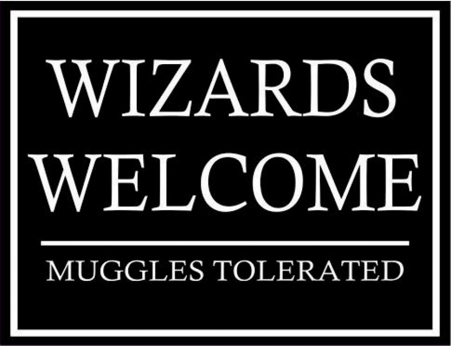 Wizards Welcome Muggles Tolerated